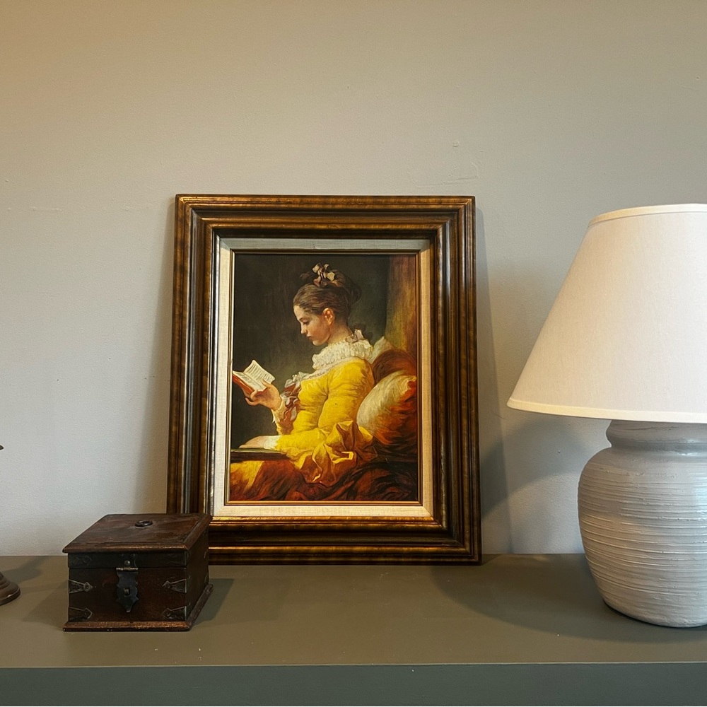 Young Girl Reading by Jean-Honoré Fragonard